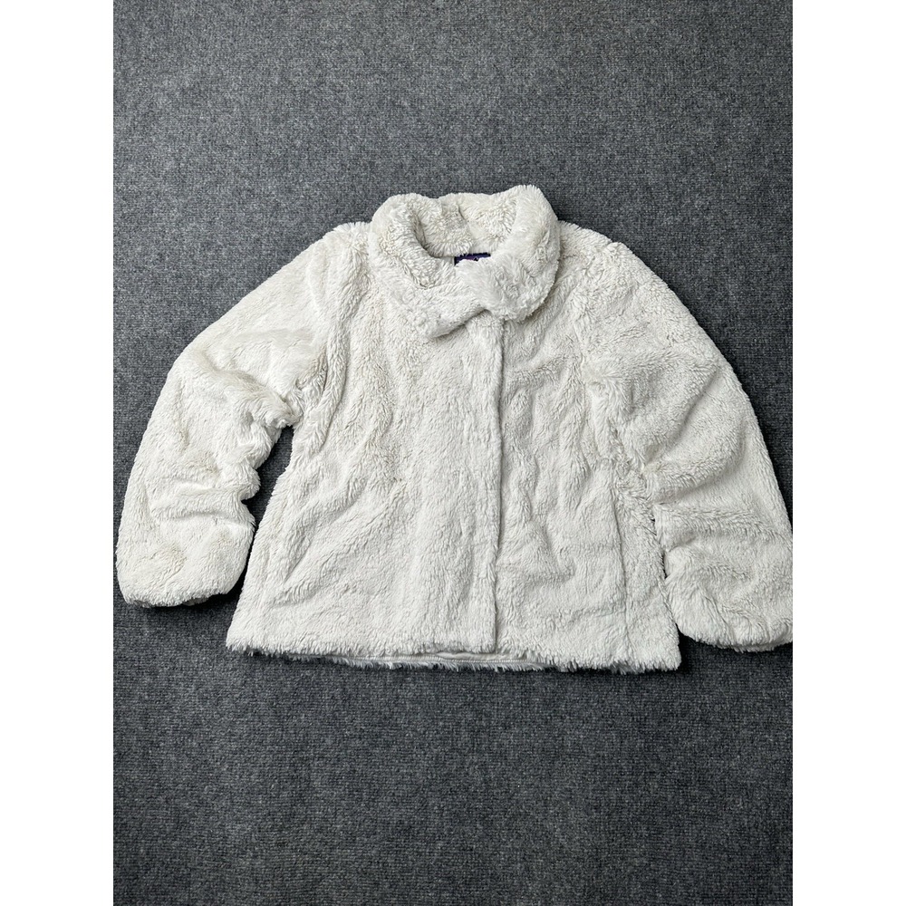 Womens‎ Fleece Patagonia Cream Full Zip Jacket Soft Plush, Size S